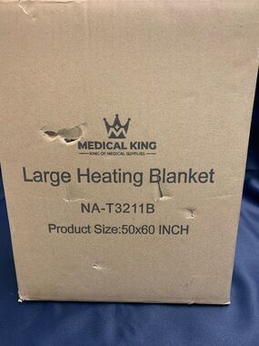 Large Brown Heating Blanket